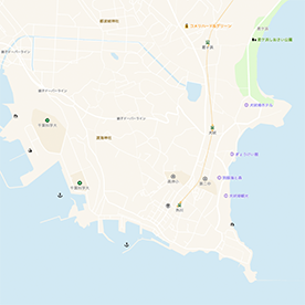 観光専用の見やすいマップ