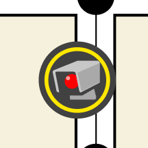 オービス表示の画面
