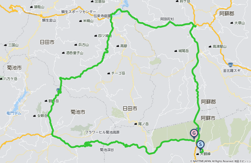 大観峰周遊ルート